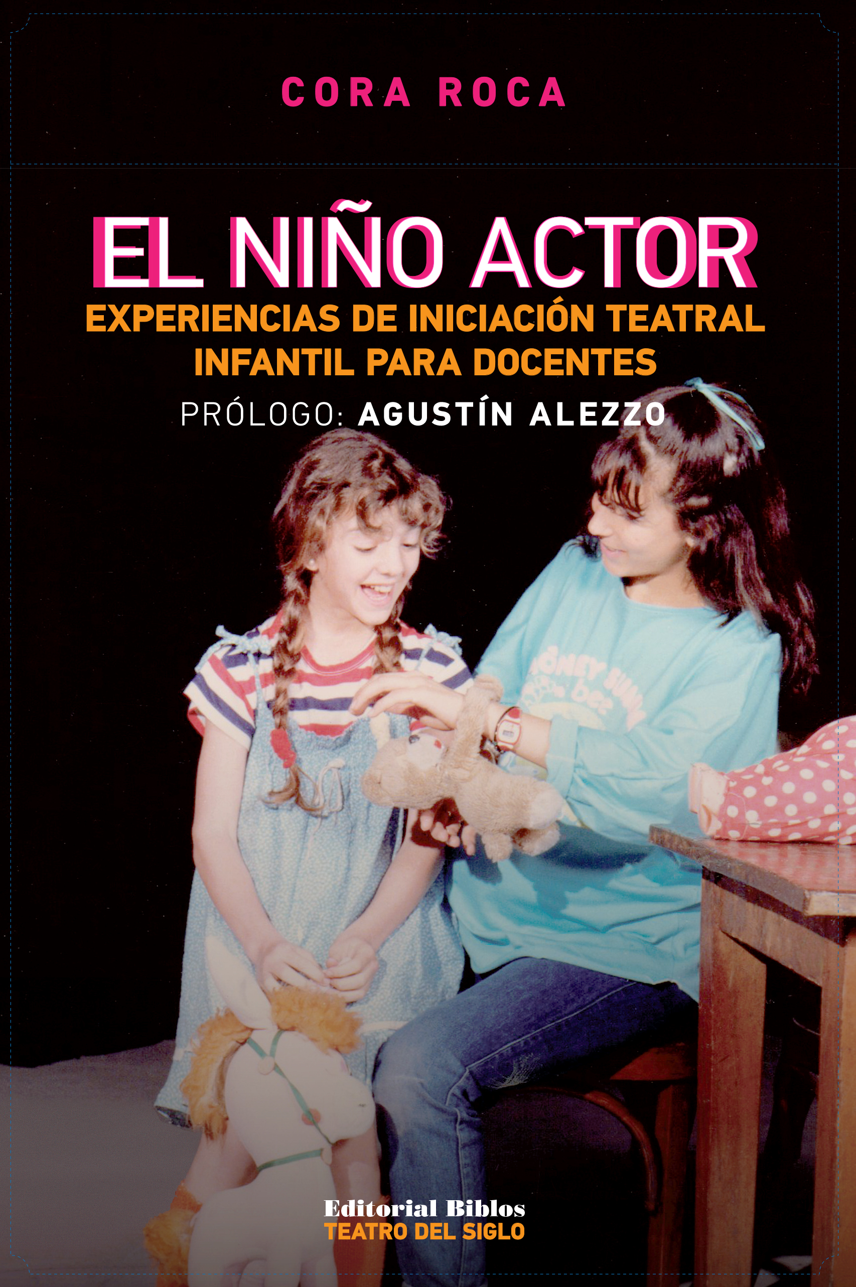 Tapa de El niño actor, libro de Cora Roca